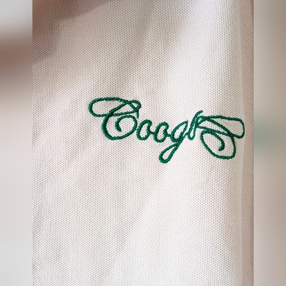 COOGI Vintage Paisley Sleeve Polo, Light Pink, Size 4XL - Picture 2 of 10